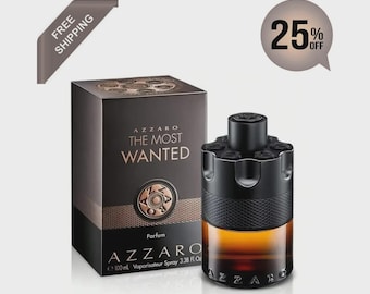 Azzaro The Most Wanted Parfum 100ml – Intense Amber Spicy Woody Fragrance for Men