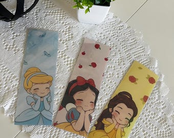 Cute Princess Laminated Bookmarks