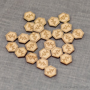 MTG +1/+1 TELLERS | Verbeterde houten TCG-tokens die compatibel zijn met Magic: The Gathering