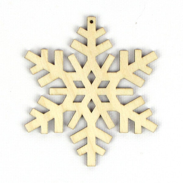 Crisp Winter - Laser Cut Wood Snowflake in Multiple Sizes and Quantity Discounts