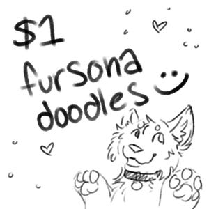 Fursona doodles! Super cheap!
