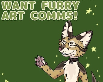 Pay what you want furry art commissions!