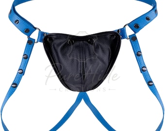 Suspensorio deportivo de cuero para hombre – Protección deportiva de alta sujeción – Paquete de 2 – Equipamiento deportivo de cuero de primera calidad