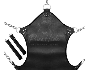 Arnés de bondage de lujo con estribos – Soporte para parejas ajustable y resistente