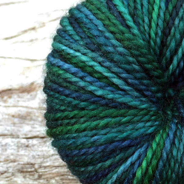 Christmas Beetle hand dyed Australian 4ply sock yarn
