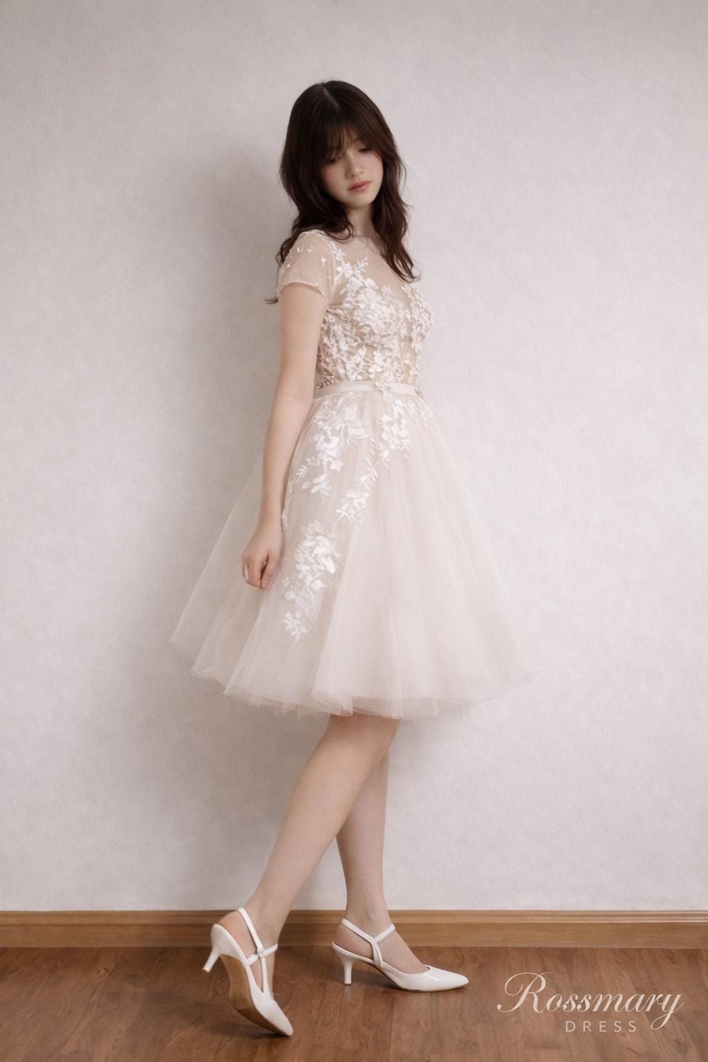 white knitted long sleeve dress Long Sleeve Knit Midi Dress