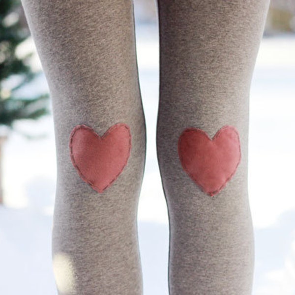 My Valentine Heart Leggings // size large