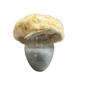 Lord & Taylor Vintage Cream Wool‎ Knit Beanie Hat Taylor Swift Folklore Album Beanie Hat - Brand New Sealed | eBay main image 3