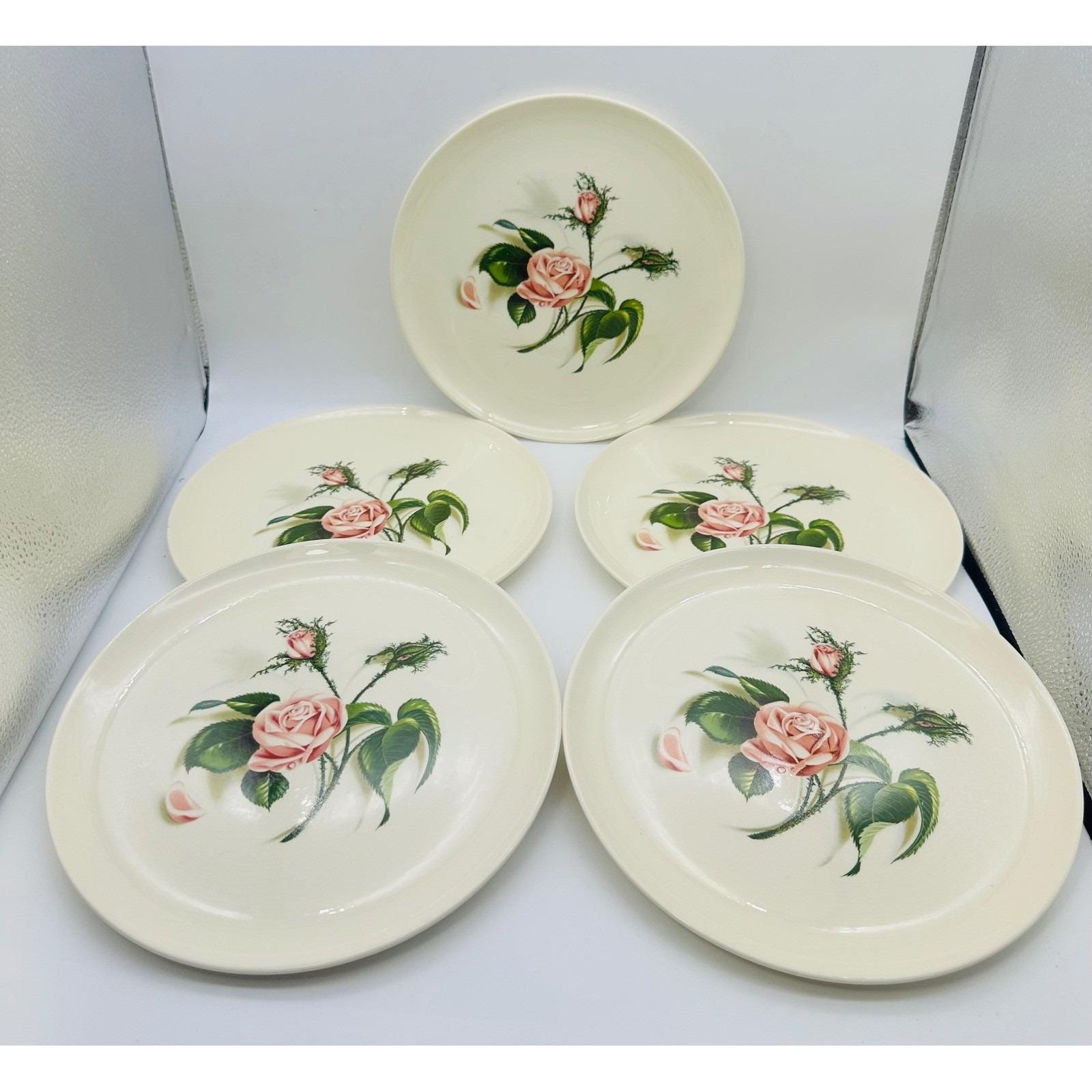 Moss Rose Plates - Etsy