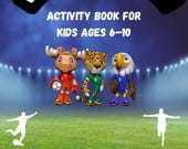 World Cup 2026 Activity Book for Kids - Printable Soccer Workbook - Reading Writing Math Games - Ages 6–10 - Homeschool PDF