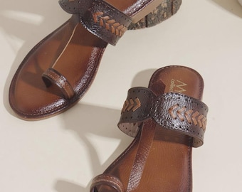 Handmade Kolhapuri Traditional Women Sleepers