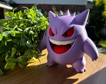 Figura de Gengar impresa en 3D