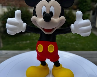 Figura de Mickey Mouse impresa en 3D