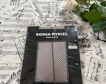 Vintage Sonia Rykiel Fishnet Tights | New in Original Packaging | Made in Japan