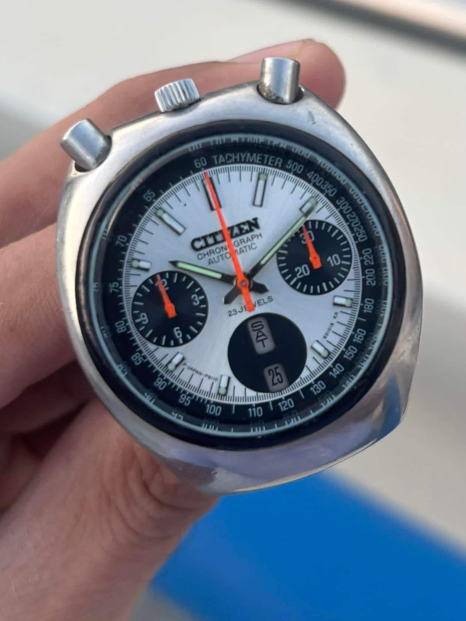 Citizen bullhead chronograph - Etsy 日本