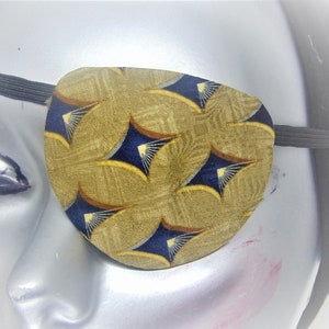 Unisex handmade eye patch &quot;FIFTH AVENUE&quot;/ eye care/ cataract aid/ blind eye aid/ stylish