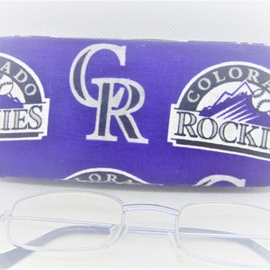 Estuche rígido para anteojos unisex para adultos hecho a mano con temática de COLORADO ROCKIES/accesorio para la vista/salud y belleza/bolso o cartera/estuche para anteojos/artístico