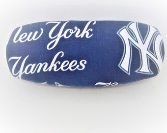 Unisex handmade hard eyeglass case "NY YANKEES"/ vision accessory/ health & beauty/ YANKEE colors