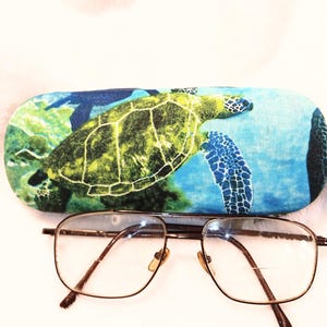 Estuche rígido para gafas hecho a mano: diseño de tortuga marina - Diseños únicos y elegantes de moda unisex proSEOhq
