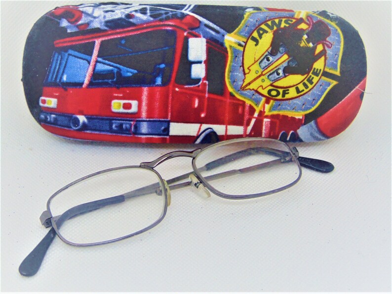 Unisex's Handmade Hard Eyeglass Case/ FIREFIGHTER'S Etsy