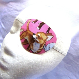 Unisex&#39;s  eye patch/chihuahua   &quot;PROUD POOCHES&quot;&#39; / eye care/ health & beauty/ cataract aid/ vision accessory. ocular aid/ 3 STYLES