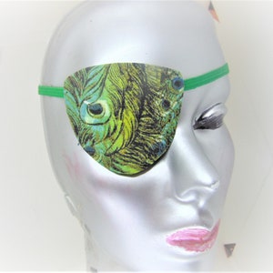  Parche de ojo pirata Cráneo Crossbone Eye Patch Eye Mask para  Halloween Lazy Eye : Salud y Hogar