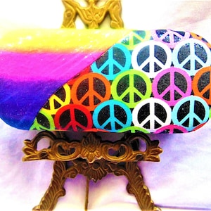 Adult hard eyeglass case/ RAINBOW COALITION/ health & beauty/ bag or purse item/