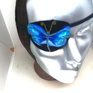 Handgefertigte Baumwolle Augenklappe, Abend Libellen Design fashion unisex fashion proSEOhq handcrafted