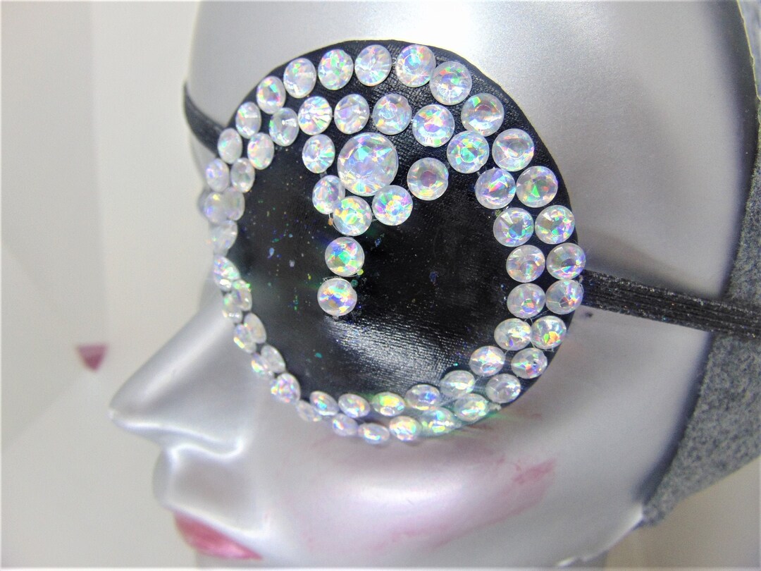 Woman's Designer Eye Patch satin / Handmade Etsy