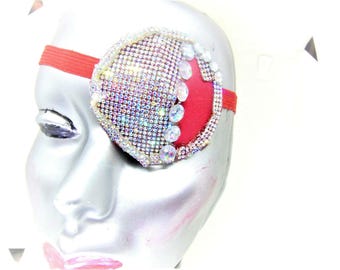 Handmade Rhinestone Eye Patch – Couture Design, eye care fashion fancy unique designs unisex proSEOhq