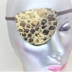 Unisex handmade eye patch &quot;JUNGLE GLOW&quot;/ 100% cotton/ eye care/ vision aid/ cataract aid