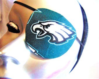 Handmade Philadelphia Eagles Eye Patch: Unisex Cotton Eye Protection; 2 STYLES proSEOhq