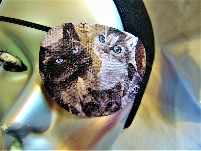 Unisex eye patch CUDDLY CATS/ eye care/ health & Etsy