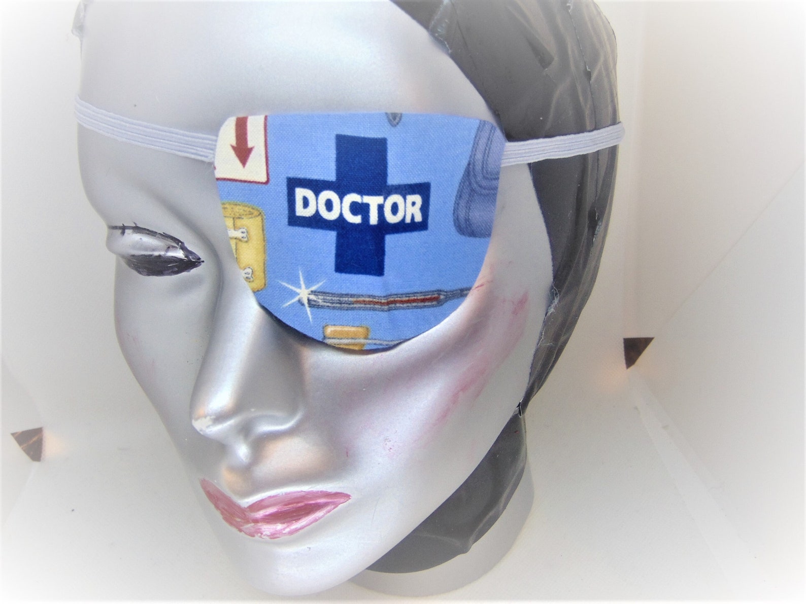 Handmade Cotton Eye Patch/ DOCTOR'S THEME/ Eye Care/ Etsy