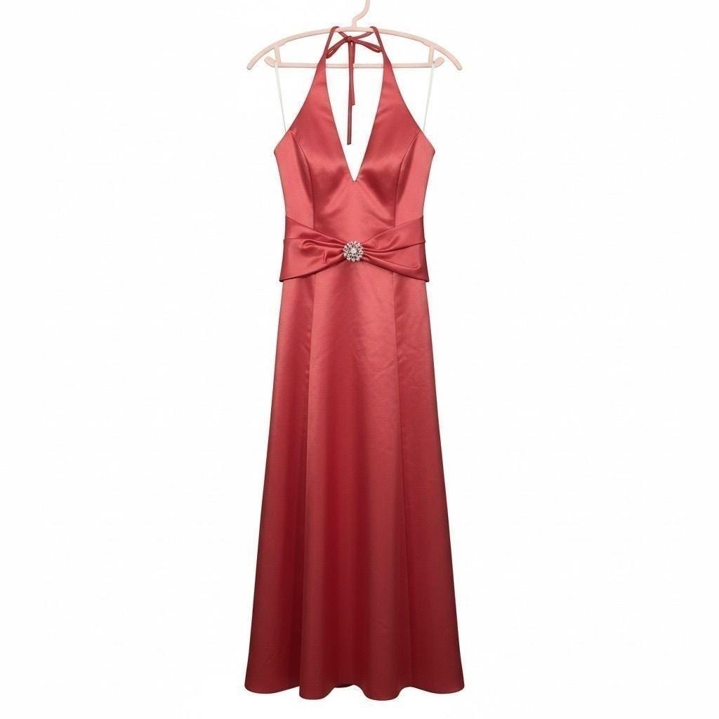 Vintage Jessica Mcclintock Halter Dress - Etsy