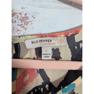 Anthropologie Blu Pepper Vintage Blouse Womens Small image 2