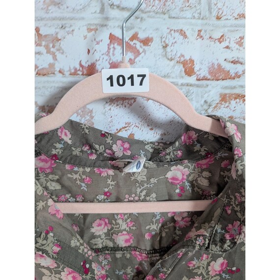 Old Navy Floral Button Down Shirt Womens XL Cottagecore Cottagecore Top View 4