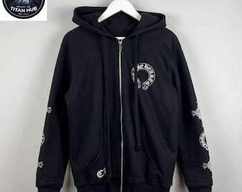 Y2k T- Bar Cross Black Zip Up Unisex Hoodie