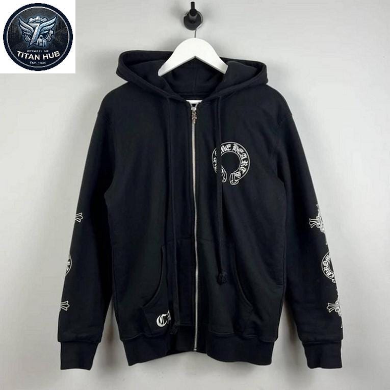 Chrome hearts zip up hoodie black - Etsy 日本