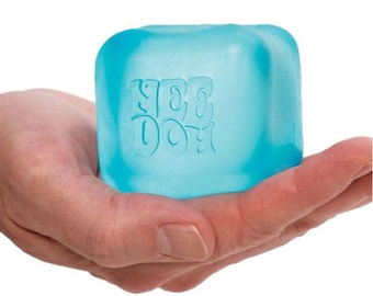 Juguete sensorial Needoh Ice Cube para aliviar el estrés. Juguete blando Ice Cube Maltose.