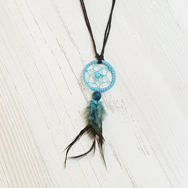 Dream Catcher Necklace 42 - 80 cm, Beach Necklace, Summer Necklace, Boho Jewelry, Island Beachwear, OBX Fashion, Bio Fashion, Natural Jewelry, SL0347