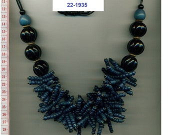 Halskette, XL Statement Halskette, funky Statement Schmuck, bunte Halskette, chunky necklace, big necklace, handgemachtes Unikat / 22-1935