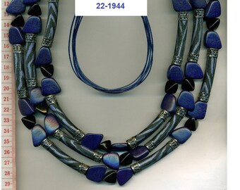 Halskette, XL Statement Halskette, funky Statement Schmuck, bunte Halskette, chunky necklace, big necklace, handgemachtes Unikat / 22-1944