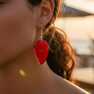 Pendientes con conchas reales  30mm