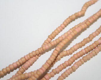 2-3mm Coconutshell Pucalet Rondelle 38cm strand, hole approx. 0.5mm, natural coconut beads, natural beads bio coco beads