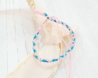 Surfer Macrame Beach Bracelet Cotton, Boho Beachwear, OBX Fashion, Surfer Jewelry, Friendship Bracelet, Festival Jewelry BG3122