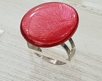 Bague coquillage Capiz 25mm