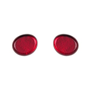 Handcrafted Capiz shell stud earrings in small 12mm size