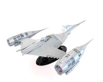 Star Wars Inspired N-1 Starfighter Display Model 20 Inch 3D Printed Spaceship with Stand Sci Fi Fan Gift Collector Decor
