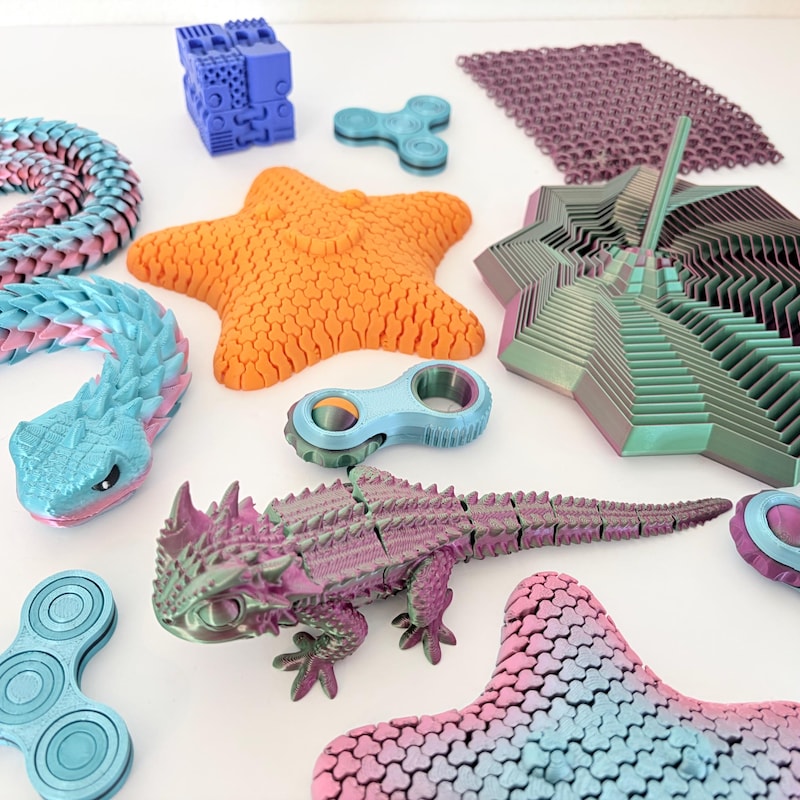 3d Print Toys Mystery Box - Etsy
